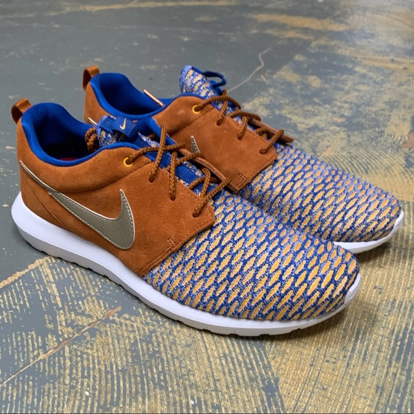 Nike Other - Nike Roche Flyknit Tawny PRM 746825-402 Warriors